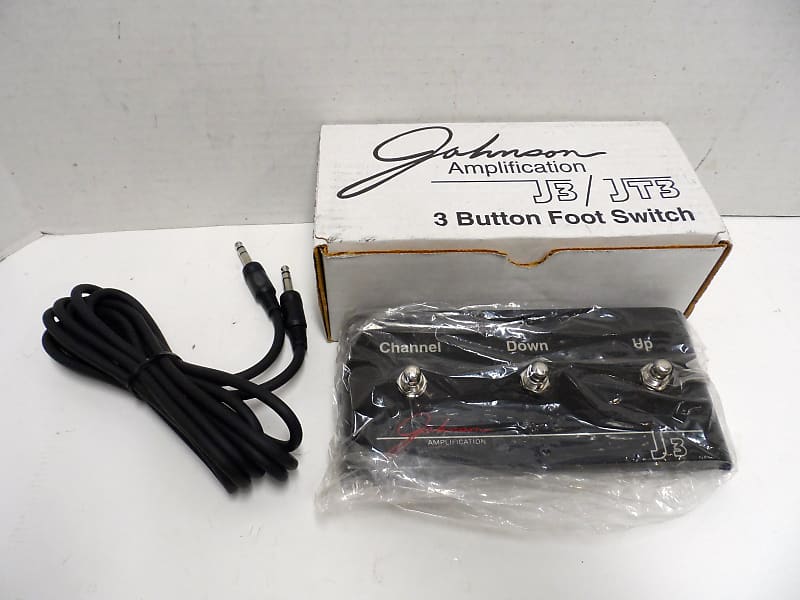 JOHNSON AMPLIFICATION J3 J 3 Button multi-function FOOT Switch Footswitch CONTROL CONTROLLER PEDAL image 1