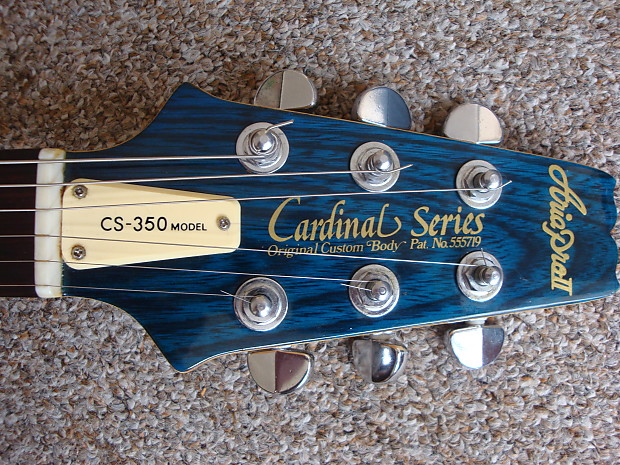 Aria Pro II CS-350 Cardinal 1982 See Thru Blue. Matsumoku