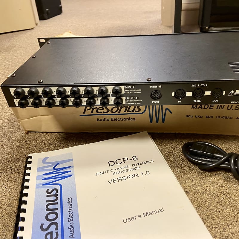 PreSonus DCP-8 Audio Dynamic Processor | Reverb