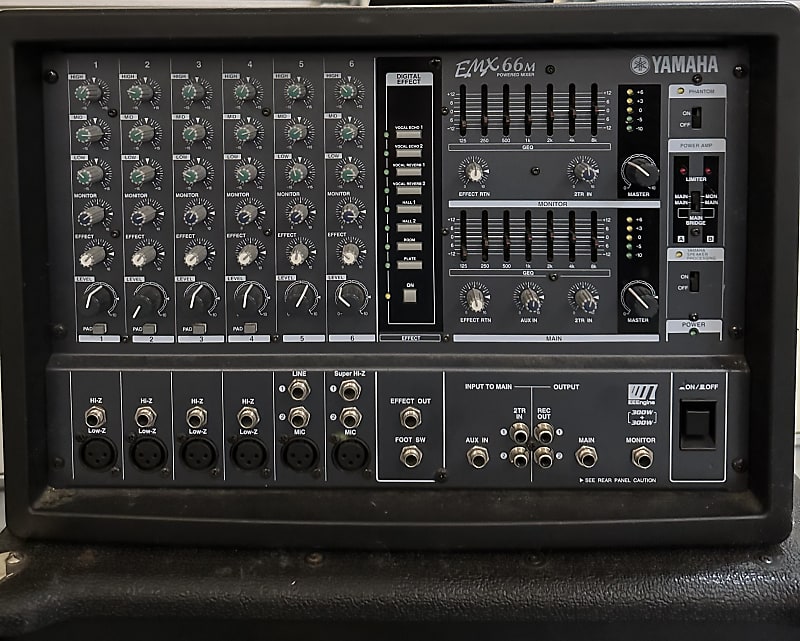 Yamaha EMX66m Powered Mixer 600w Reverb