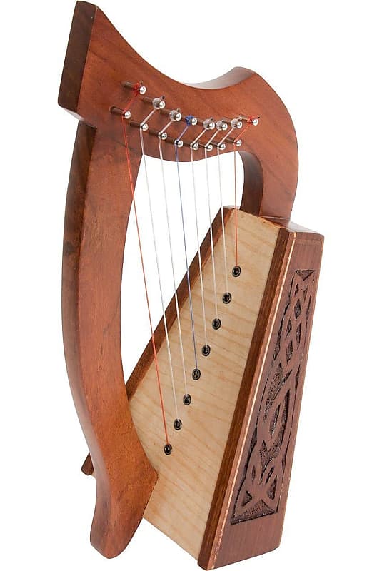 Roosebeck Lily Harp, 8 Strings, Knotwork image 1