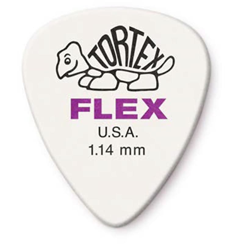 Dunlop 428p1.14 Tortex Flex Standard 1.14 Mm Pack/12 image 1