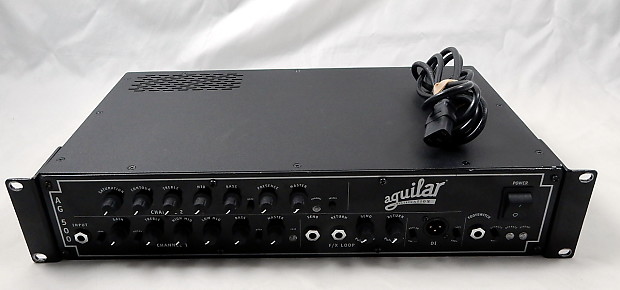 AGUILAR AG-500 500-Watt Bass Amplifier Head - Dual Channel w/Saturation  (AG500)