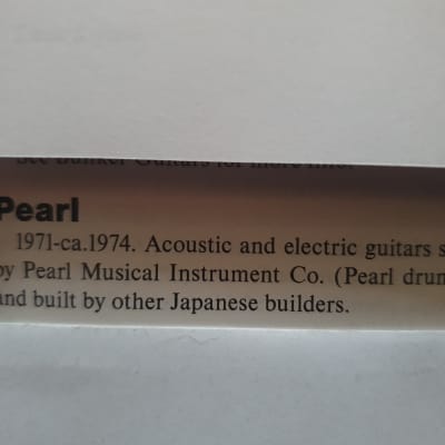 Pearl Single Cut 1972 Black image 6