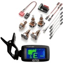 EMG Solderless Conversion Wiring Kit For 1 - 2 Active Pickups 4 LONG SHAFT Pots & Wires ( EMG TUNER)