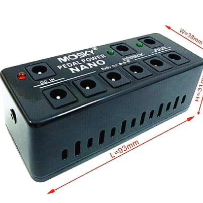 MOSKY Micro Power PW-8 NANO Power Supply Simultaneous Center Minus and Center Positive FREE SHIPPING image 6
