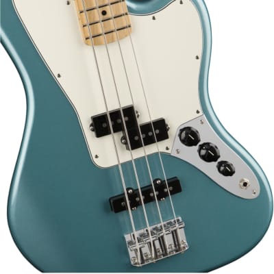 Fender Player Series Jaguar Bass Guitar, Maple Fingerboard, Tidepool - MIM image 6