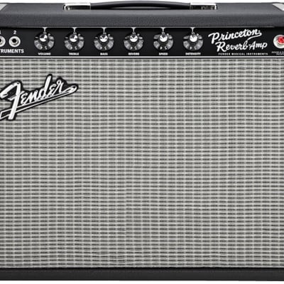 Fender '65 Princeton Reverb 1x10" 12-watt Tube Combo Amp w/Footswitch, Cover image 2