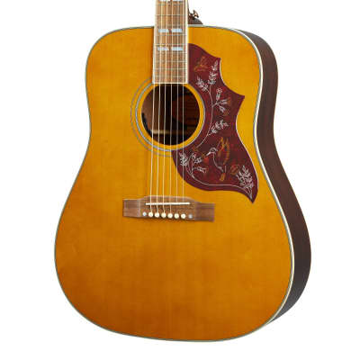 Epiphone Hummingbird Acoustic-Electric Guitar, Aged Natural Antique, Blemished for sale