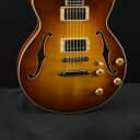 Eastman T184MX-GB All Solid Carved Series Thinline Goldburst Finish