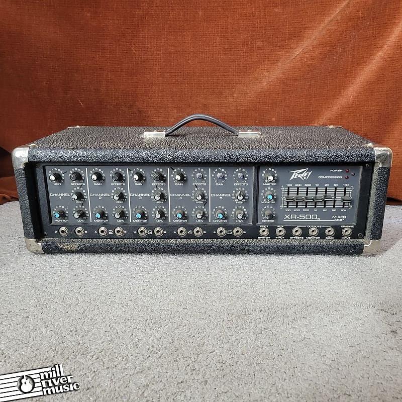 Peavey XR-500 Series 260-C 5-Channel Powered Mixer Head Used