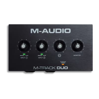 M-Audio M-Track Duo 48-KHz, 2-Channel USB Audio Recording Streaming Interface image 8