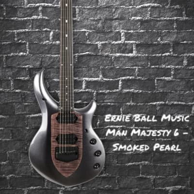Ernie Ball Music Man Majesty 6 Petrucci- Smoked Pearl image 1