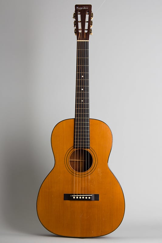 Regal  MarvelTone Style #3 Flat Top Acoustic Guitar,  c. 1930, ser. #2094, black chipboard case. image 1