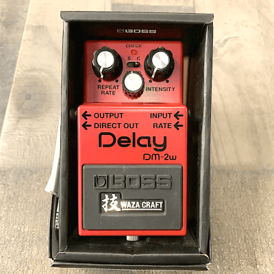 Reverb.com listing, price, conditions, and images for boss-dm-2w-delay-waza-craft