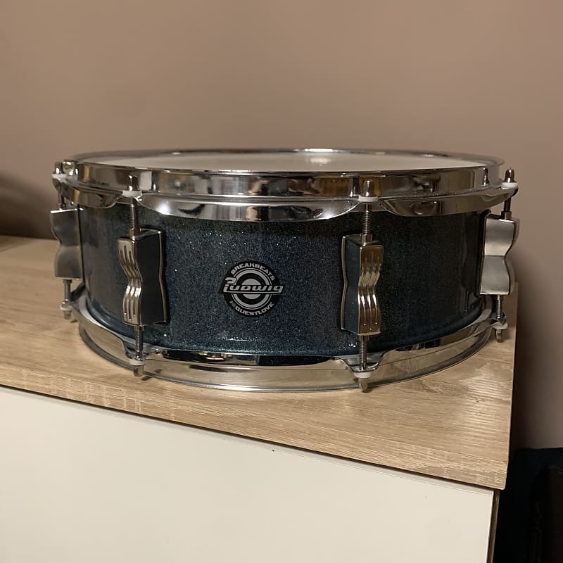 Ludwig Breakbeat 14x5 snaredrum - Blue sparkle