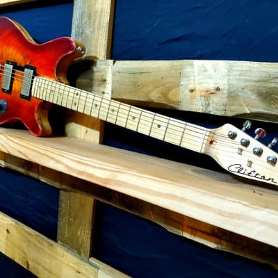 Clifton Guitarworks Windsor - Orange Sunburst image 5
