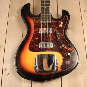 Global Bass guitar Sunburst Japan vintage | Reverb