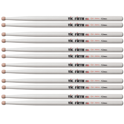 6 Pair of SilverFox 4SX-D Marching Snare Drum Sticks with