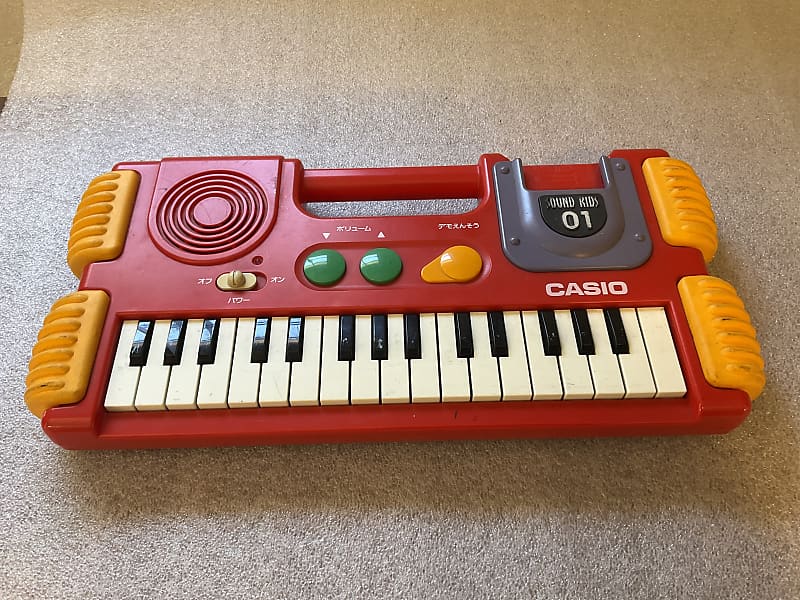 Casio KS-01 Sound Kids Keyboard Japanese Writing | Reverb