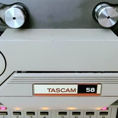 TASCAM 58 Pro Serviced 8 Track Open Reel 1/2" Recorder TEAC image 17