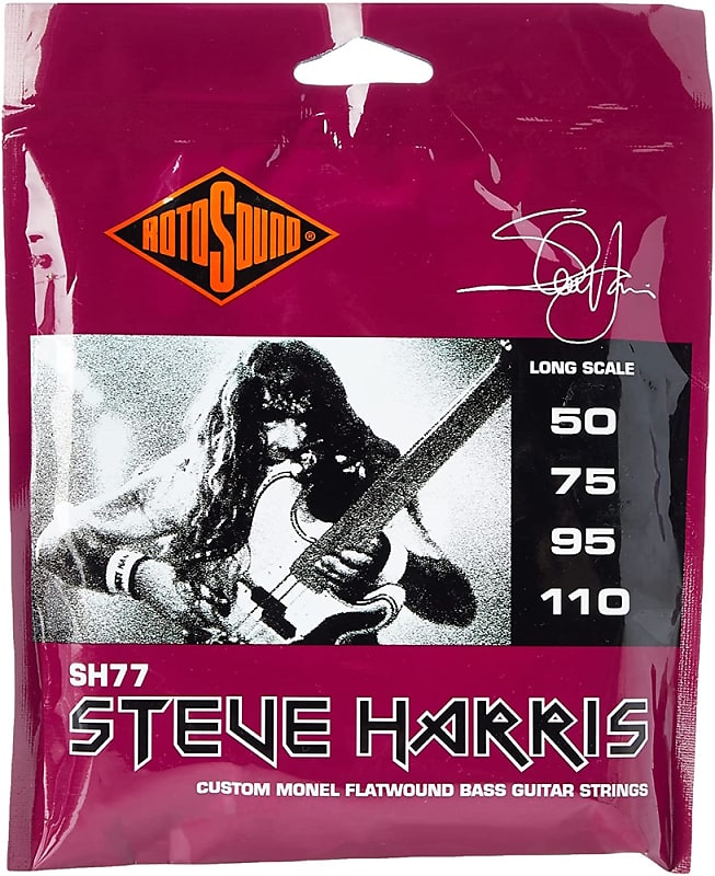 Rotosound SH77 Steve Harris Signature 4-String Bass Guitar Set .50-110 image 1