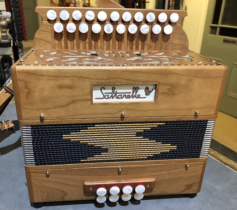 Saltarelle Le Bouebe GC Diatonic Button Accordion Cherry | Reverb