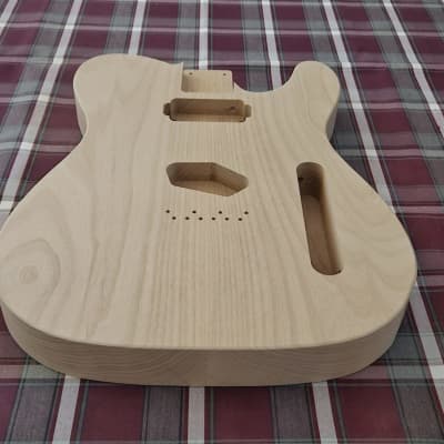 Woodtech Routing - 2 pc Alder - Neck Humbucker Telecaster Body - Unfinished image 3