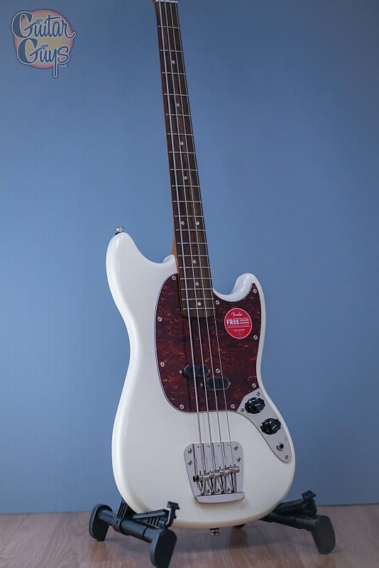 ベース Squier Classic Vibe 60s Mustang Bass Squier Classic Vibe '60s Mustang Bass Guitar Olympic White