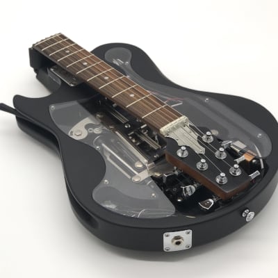 Travel Guitar Ciari Custom Shop-  Satin Black, EMG pickups image 7