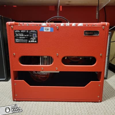Fender Hot Rod Deville III 60W 3-Channel Red October 2x12" Guitar Combo Used image 3