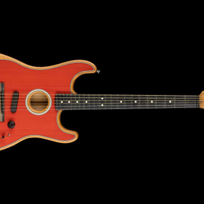 Fender American Acoustasonic Strat - Dakota Red image 15