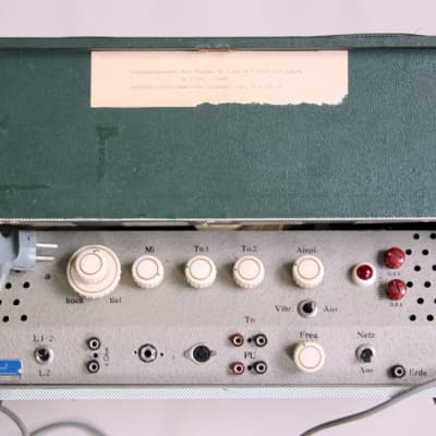 1955 Dynacord DA15V Combo Amplifier - Grey & Green image 3