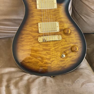 Paul Reed Smith 20th Anniversary Custom 22 Stoptail 10-Top 2005 Amber image 11