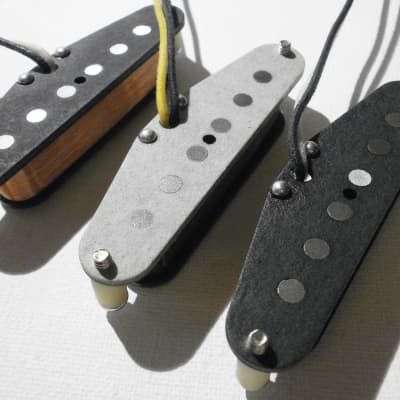 Immagine Stratocaster Guitar Pickups SET Hand Wound David Gilmour Black Strat Clones A5 Q pickups Pink Floyd - 5