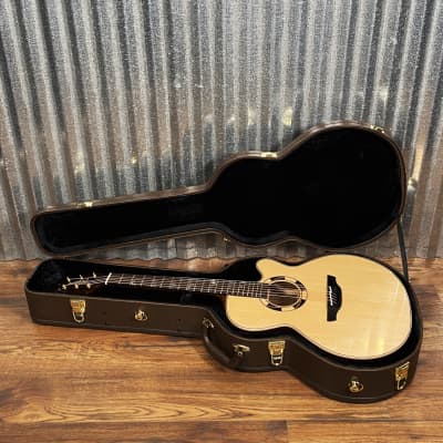 Takamine TSF48C NEX Santa Fe Natural Acoustic Electric Guitar & Case Japan #0552 Used image 2