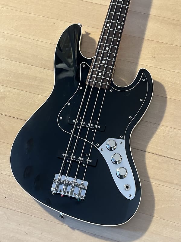 2006 Fender AJB-80M/DJ With Dimarzio Collection Aerodyne Jazz Bass(BLK)