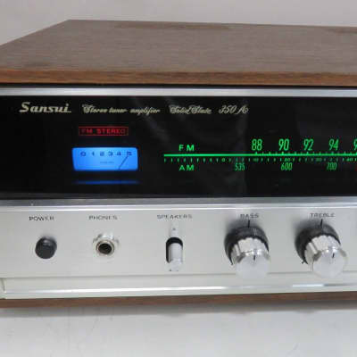 SANSUI 350A RECEIVER WORKS PERFECT SERVICED FULLY RECAPPED LED UPGRADE image 5