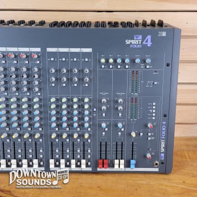 値下可能SPRIT FOLIO 4 SOUND CRAFT MIXER Soundcraft Spirit Folio Fader 100 14 Channel Analog Mixer