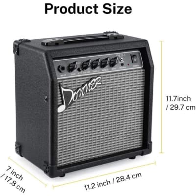 Donner Electric Guitar Amplifier 10 Watt Classical Guitar AMP DEA-1 image 2