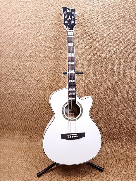 ESP - LTD XTone A10-E Acoustic / Electric - Gloss White | Reverb