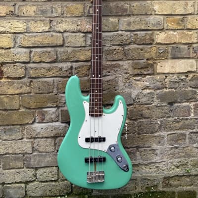 Fender Custom Parts Jazz Bass Ex Status Quo Late 1980s Early 90s - Seafoam Green for sale