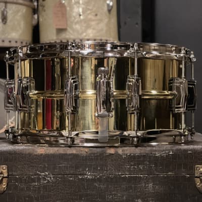 NEW Ludwig 6.5x14 Super Brass Snare Drum with Imperial Lugs image 2