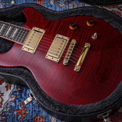 GIBSON USA Les Paul Standard Double Cutaway Plus "Trans Red + Rosewood" (2005) image 2