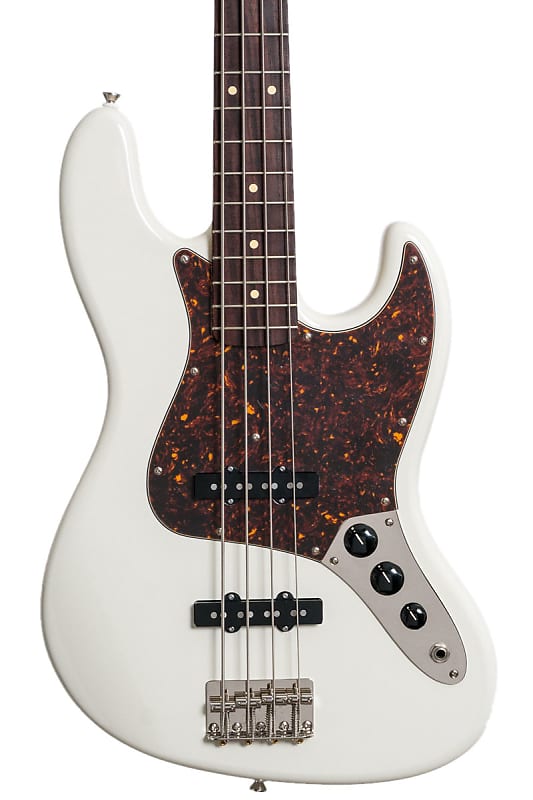 K-Line Junction Bass Olympic White w/Matching Headstock image 1