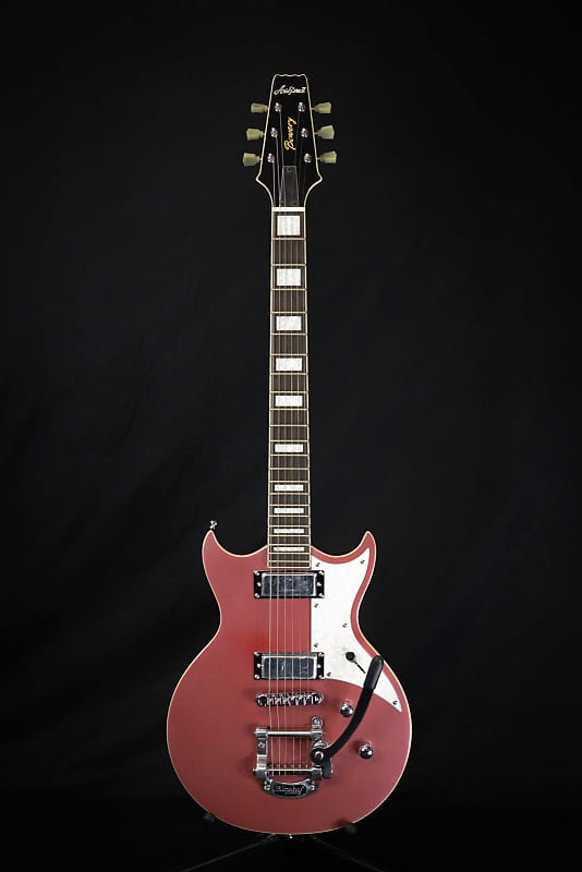Aria 212 MK2 Bowery Chambered Electric Guitar (Cadillac Pink) image 1