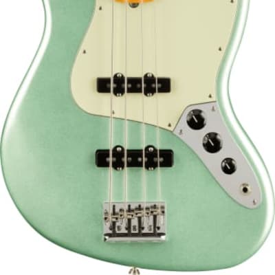 Fender American Professional II Jazz Bass Maple Fingerboard, Mystic Surf Green image 2
