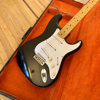 Fender ‘57 Stratocaster RI Blackie ST-57 original vintage crafted in cij mij japan strat image 4