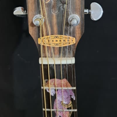 Blueberry NEW IN STOCK Handmade Acoustic Guitar Dreadnought image 6