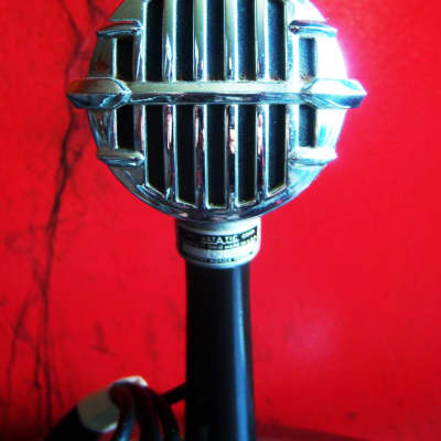 Vintage 1960's Astatic JT-30 crystal microphone harp Hi Z w accessories prop display repair Shure image 3